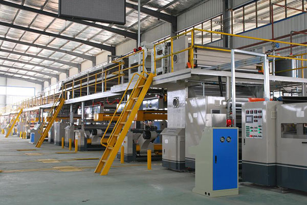 WXWJ Series Automatic 3/5/7 ply corrugated cardboard production line